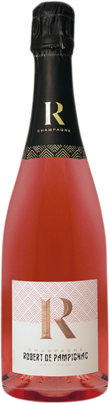 送料無料 | ロゼのスパークリングワイン Charles Orban Robert de Pampignac Rosé — ロゼ A.O.C. Champagne シャンパン フランス Pinot Noir — ピノ・ノワール, Chardonnay — シャルドネ, Pinot Meunier — ピノ・ムニエ 75 cl