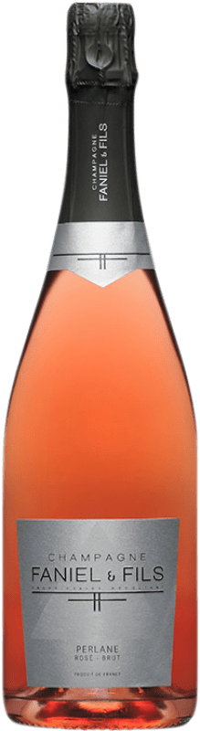 Kostenloser Versand | Rosé Sekt Faniel Perlane Rosé Brut A.O.C. Champagne Champagner Frankreich Spätburgunder, Chardonnay 75 cl