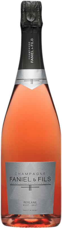 Free Shipping | Rosé Sparkling Wine Faniel Perlane Brut Rosé A.O.C. Champagne Champagne France Pinot Noir, Chardonnay 75 cl