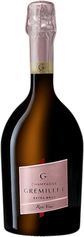 送料無料 | ロゼスパークリングワイン Gremillet Rosé Vrai エキストラブラット A.O.C. Champagne シャンパン フランス Pinot Black 75 cl