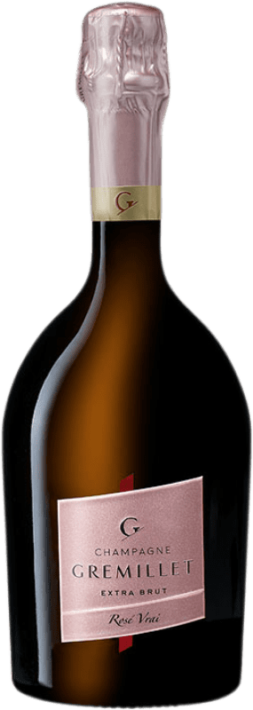 Бесплатная доставка | Розовое игристое вино Gremillet Rosé Vrai Экстра-Брут A.O.C. Champagne шампанское Франция Pinot Black 75 cl