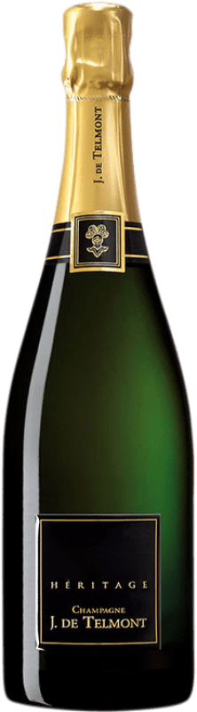 Free Shipping | White sparkling J. de Telmont Héritage Collection 1996 A.O.C. Champagne Champagne France Pinot Meunier 75 cl