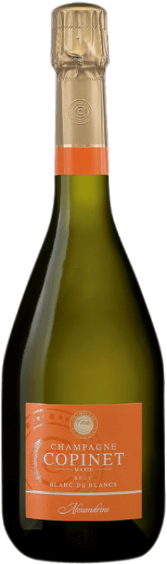 Free Shipping | White sparkling Marie Copinet Blanc de Blancs Cuvée Alexandrine A.O.C. Champagne Champagne France Chardonnay Organic 75 cl