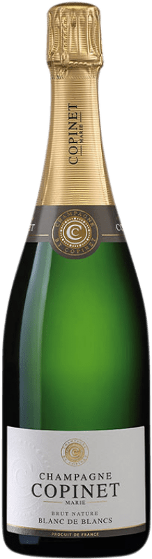 Бесплатная доставка | Белое игристое Marie Copinet Blanc de Blancs Cuvée Природа Брута A.O.C. Champagne шампанское Франция Chardonnay 75 cl