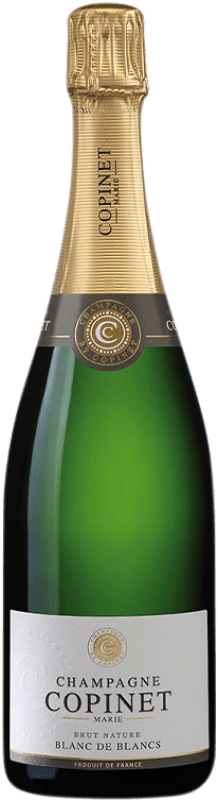 Envio grátis | Espumante branco Marie Copinet Cuvée Blanc de Blancs Brut Nature A.O.C. Champagne Champagne França Chardonnay 75 cl