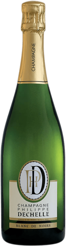 Free Shipping | White Sparkling Wine Philippe Dechelle Extra Brut Blanc de Noirs A.O.C. Champagne Champagne France Pinot Noir 75 cl
