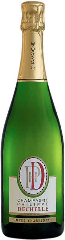 Envio grátis | Espumante Branco Philippe Dechelle Charpentée Brut — Bruto Cuvée A.O.C. Champagne Champagne França Pinot Noir, Chardonnay, Pinot Meunier 75 cl