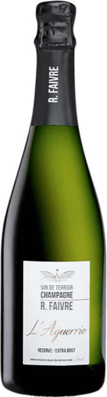 免费送货 | 白起泡酒 R. Faivre L'Aguerrie A.O.C. Champagne 香槟酒 法国 Pinot Noir — 黑皮诺, Chardonnay — 莎当妮, Pinot Meunier — 黑皮诺·莫尼耶 75 cl