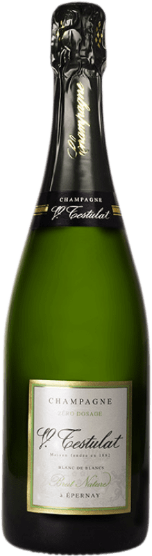 37,95 € Envio grátis | Espumante branco Vincent Testulat Zéro Dosage Brut Nature A.O.C. Champagne
