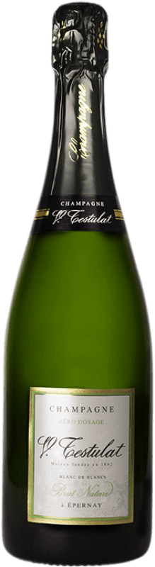 Kostenloser Versand | Weißer Sekt Vincent Testulat Zéro Dosage Brut Natur A.O.C. Champagne Champagner Frankreich Chardonnay 75 cl