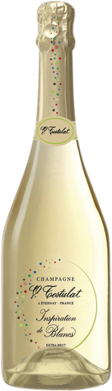 Бесплатная доставка | Белое игристое Vincent Testulat Inspiration de Blancs A.O.C. Champagne шампанское Франция Chardonnay 75 cl