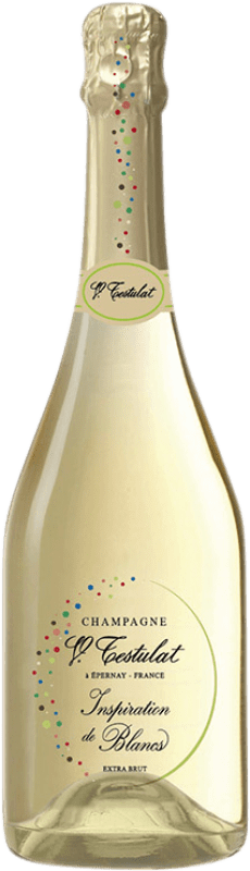 79,95 € Envio grátis | Espumante branco Vincent Testulat Inspiration de Blancs A.O.C. Champagne