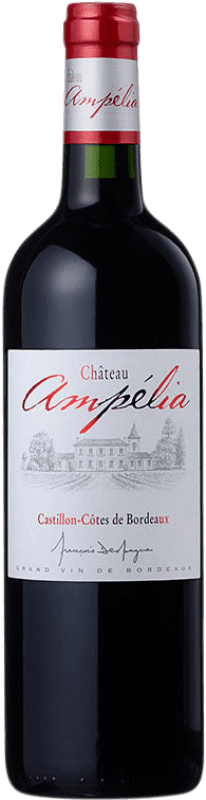 送料無料 | 赤ワイン Château Ampélia A.O.C. Côtes de Castillon Aquitania フランス Merlot, Cabernet Franc 75 cl