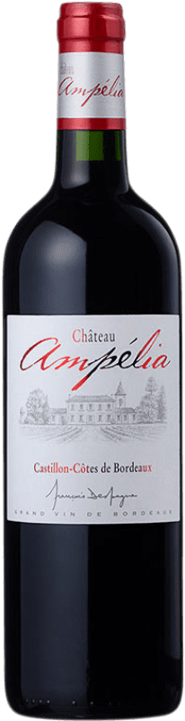 Envoi gratuit | Vin rouge Château Ampélia A.O.C. Côtes de Castillon Aquitania France Merlot, Cabernet Franc 75 cl