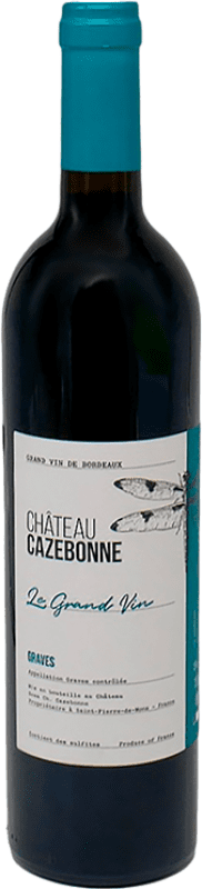 Kostenloser Versand | Rotwein Château Cazebonne Grand A.O.C. Graves Bordeaux Frankreich Merlot, Cabernet Sauvignon 75 cl