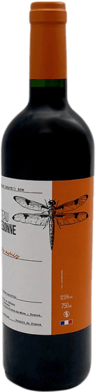Spedizione Gratuita | Vino rosso Château Cazebonne Entre Amis Rouge A.O.C. Graves bordò Francia Merlot, Cabernet Sauvignon, Cabernet Franc, Malbec Biologico 75 cl