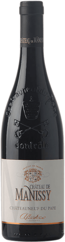 Free Shipping | Red wine Château de Manissy Trinité A.O.C. Châteauneuf-du-Pape Provence France Grenache 75 cl