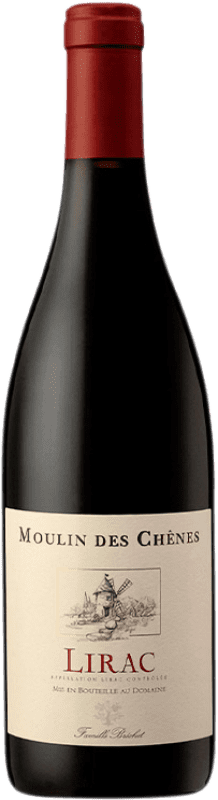 11,95 € Envío gratis | Vino tinto Château de Vaudieu Famille Brechet Moulin des Chênes A.O.C. Lirac