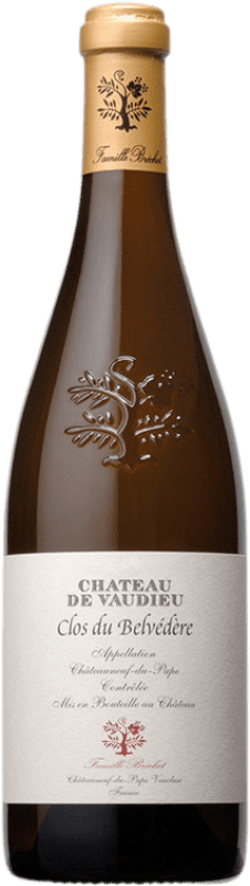69,95 € 免费送货 | 白酒 Château de Vaudieu Clos du Belvédère Blanc 岁 A.O.C. Châteauneuf-du-Pape