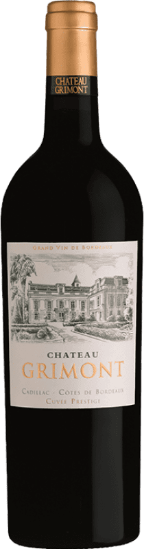 Free Shipping | Red wine Château Grimont Cuvée Prestige Cadillac A.O.C. Côtes de Bordeaux Aquitania France Merlot, Cabernet Sauvignon 75 cl