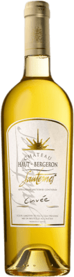 Envio grátis | Vinho branco Château Haut-Bergeron Cuvée 113 Doce A.O.C. Sauternes Bordeaux França Sémillon Meia Garrafa 37 cl