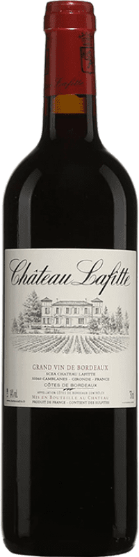 Бесплатная доставка | Красное вино Château Lafitte A.O.C. Côtes de Bordeaux Бордо Франция Merlot, Cabernet Sauvignon 75 cl