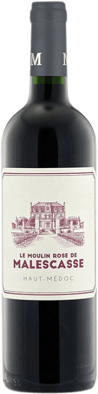 Бесплатная доставка | Красное вино Château Malescasse Le Moulin Rose A.O.C. Haut-Médoc Бордо Франция Merlot — Мерло, Cabernet Sauvignon — Каберне Совиньон, Petit Verdot 75 cl