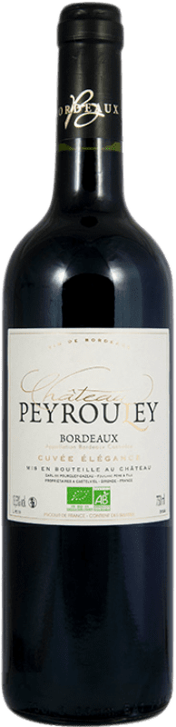 Бесплатная доставка | Белое вино Château Peyrouley Blanc A.O.C. Bordeaux Бордо Франция Sauvignon White, Sémillon, Muscadelle 75 cl