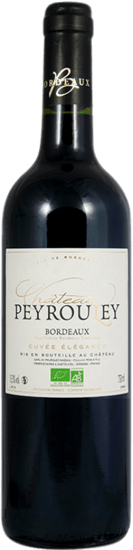 Kostenloser Versand | Weißwein Château Peyrouley Blanc A.O.C. Bordeaux Bordeaux Frankreich Sauvignon Weiß, Sémillon, Muscadelle Ökologisch 75 cl