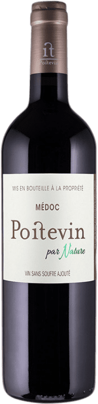 Envoi gratuit | Vin rouge Château Poitevin Par Nature A.O.C. Médoc Aquitania France Merlot, Cabernet Sauvignon 75 cl