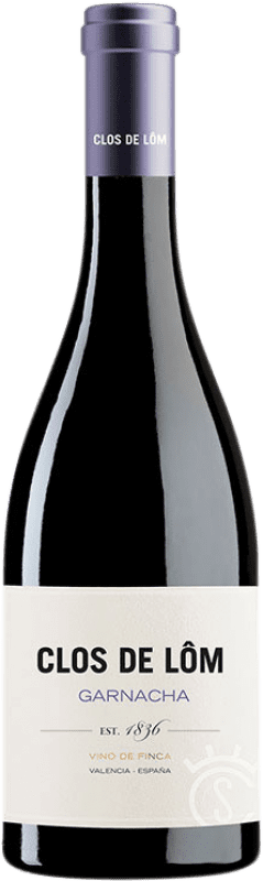 Free Shipping | Red wine Clos de Lôm D.O. Valencia Valencian Community Spain Grenache 75 cl