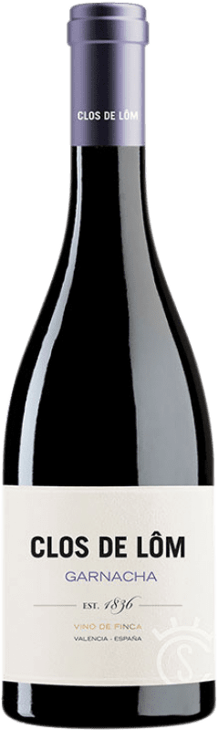 Kostenloser Versand | Rotwein Clos de Lôm D.O. Valencia Valencianische Gemeinschaft Spanien Grenache 75 cl