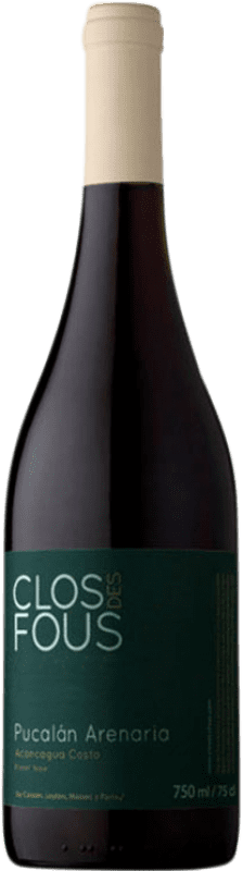 Бесплатная доставка | Красное вино Clos des Fous Pucalán Arenaria I.G. Valle del Aconcagua Долина Аконкагуа Чили Pinot Black 75 cl