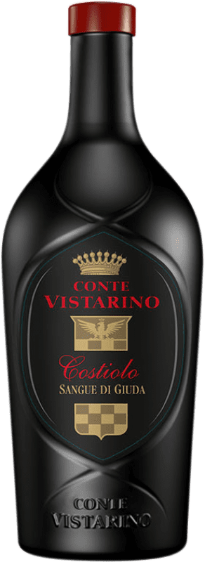 Kostenloser Versand | Süßer Wein Conte Vistarino Costiolo Sangue di Giuda I.G.T. Lombardia Lombardei Italien Barbera, Croatina, Rara 75 cl