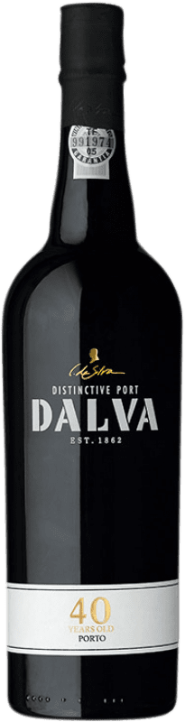 128,95 € Бесплатная доставка | Крепленое вино Dalva Tawny I.G. Porto 40 Лет
