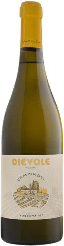 Бесплатная доставка | Белое вино Dievole Campinovi Bianco I.G.T. Toscana Тоскана Италия Trebbiano 75 cl