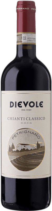 Free Shipping | Red wine Dievole Petrignano D.O.C.G. Chianti Classico Tuscany Italy Sangiovese 75 cl