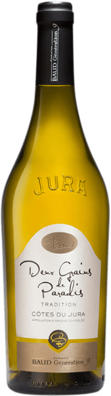 32,95 € | Белое вино Domaine Baud Deux Grains de Paradis Cuvée Tradition старения A.O.C. Côtes du Jura Jura Франция Chardonnay, Savagnin 75 cl