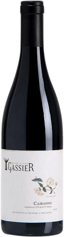 Free Shipping | Red wine Gassier Michel & Tina Cairanne Provence France Syrah, Grenache, Mourvèdre 75 cl