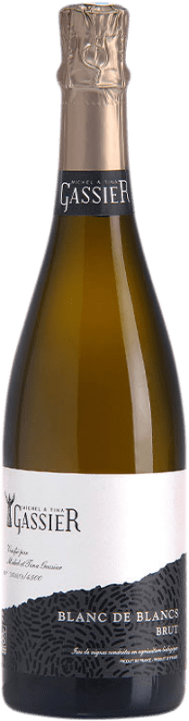 Envio grátis | Espumante branco Gassier Michel & Tina Blanc de Blancs Brut França Grenache Branca 75 cl