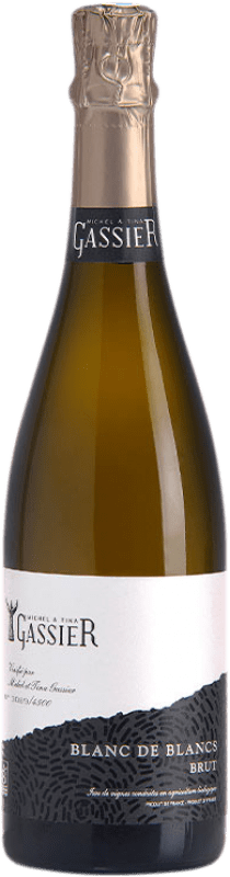 11,95 € Kostenloser Versand | Weißer Sekt Domaine Gassier Michel & Tina Blanc de Blancs Brut