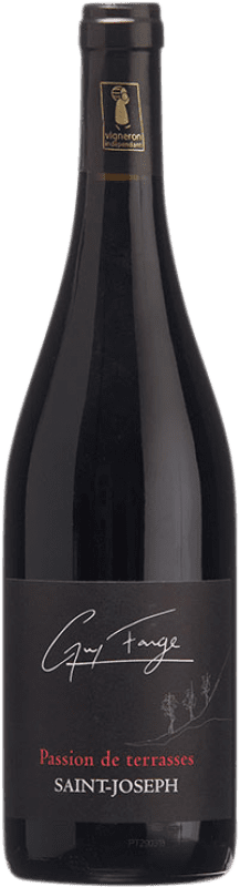 34,95 € Free Shipping | Red wine Guy Farge Passion de Terrasses A.O.C. Saint-Joseph