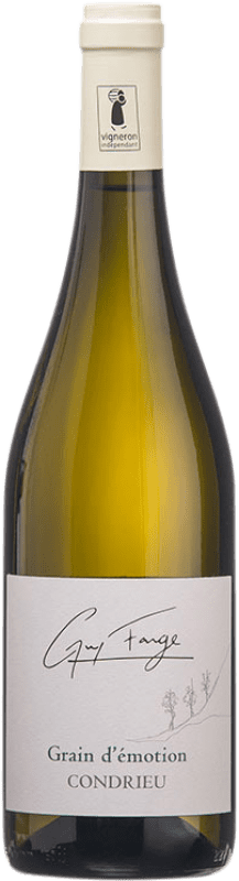 Бесплатная доставка | Белое вино Guy Farge Grain d'Emotion A.O.C. Condrieu Auvernia Франция Viognier 75 cl