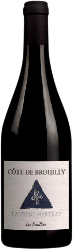 Free Shipping | Red wine Laurent Martray Les Feuillées A.O.C. Côte de Brouilly Beaujolais France Gamay 75 cl