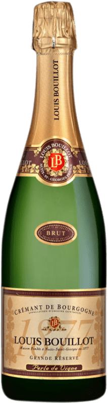 Kostenloser Versand | Weißer Sekt Louis Bouillot Perle de Vigne A.O.C. Crémant de Bourgogne Burgund Frankreich Pinot Noir — Spätburgunder, Gamay, Chardonnay, Aligoté 75 cl