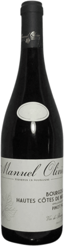 Бесплатная доставка | Красное вино Domaine Manuel Olivier A.O.C. Côte de Nuits Бургундия Франция Pinot Noir — Пино Нуар 75 cl