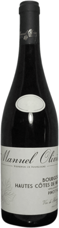 Free Shipping | Red wine Manuel Olivier A.O.C. Côte de Nuits Burgundy France Pinot Black 75 cl