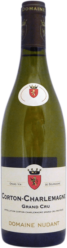 Бесплатная доставка | Белое вино Nudant A.O.C. Corton-Charlemagne Бургундия Франция Chardonnay 75 cl