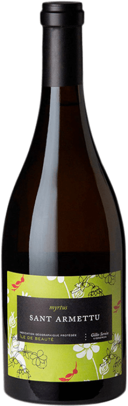 Free Shipping | White wine Sant Armettu Myrtus Blanc Vin de Pays Aged I.G.P. Île de Beauté France Vermentino 75 cl