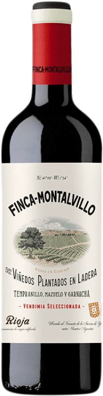 送料無料 | 赤ワイン Finca Montalvillo 若い D.O.Ca. Rioja ラ・リオハ スペイン Tempranillo — テンプラニーリョ, Garnacha — グルナッシュ, Mazuelo — マスエロ 75 cl